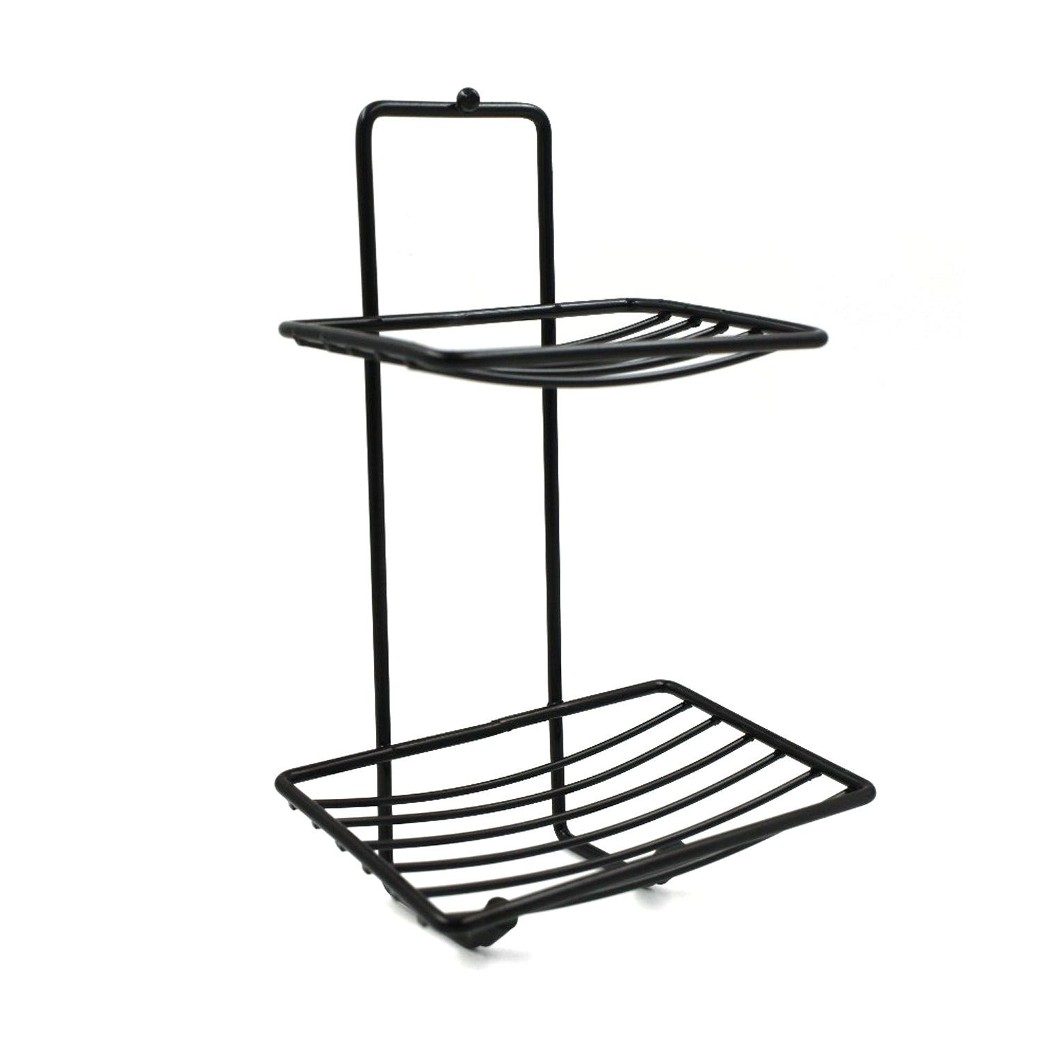 Two-layer stainless steel soap rack for organizing soap in the bathroom. Two-layer stainless steel soap rack for organizing soap in the bathroom.